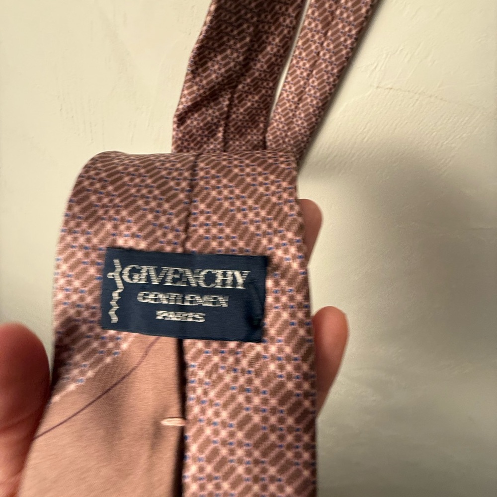 Authentic Givenchy Mauve Abstract Patterned Silk … - image 3